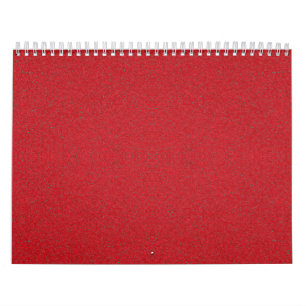 Speckled Tomato Red Wall Calendar – Customisable