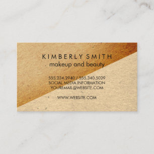 Speckled Two Tone Colour Blocks Business Card