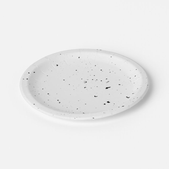 Speckles Paper Plates (Angled)