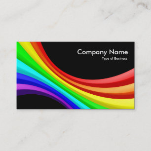 Specrum Curve 3d - Black Business Card