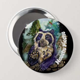 Spectacled Bear 10 Cm Round Badge