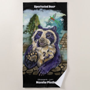 Spectacled Bear Beach Towel