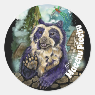 Spectacled Bear Classic Round Sticker