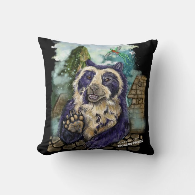 Spectacled Bear Cushion (Front)