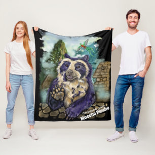 Spectacled Bear Fleece Blanket