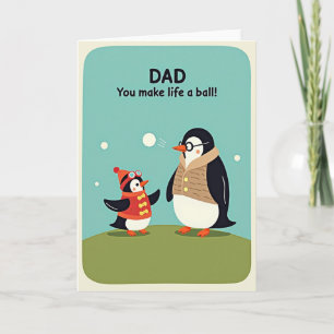 Spectacled Fathers Day Card