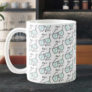 Spectacles Pattern Design. Optician Coffee Mug