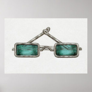 Spectacles with Green Lenses (c. 1936)  Poster