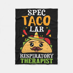 Spectacolar Respiratory Therapist Cinco De Mayo Me Fleece Blanket