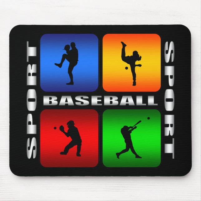 Spectacular Baseball Mouse Mat (Front)