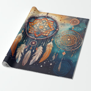 Spectacular Dreams, Native American Culture Wrapping Paper