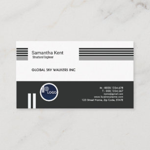 Spectacular Dynamic Black Rebars Business Card