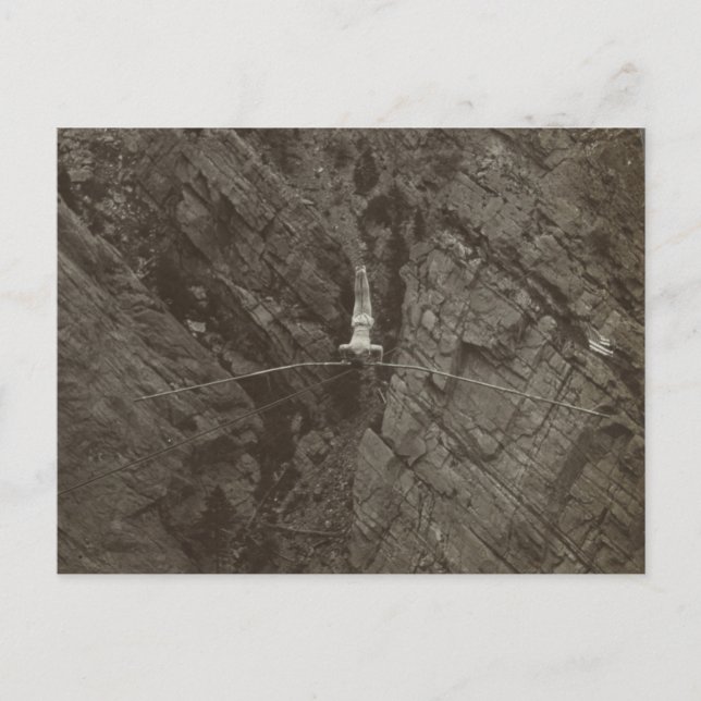 Spectacular Feat of Ivy Baldwin Postcard (Front)