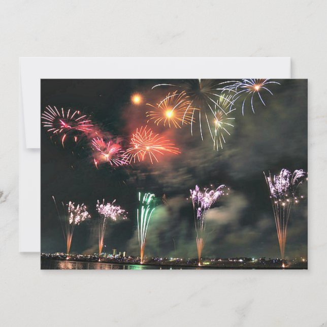 Spectacular Fireworks Card (Front)