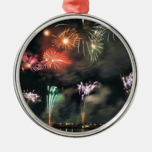 Spectacular Fireworks Metal Tree Decoration