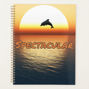 Spectacular Jumping Dolphin Calendar Planner