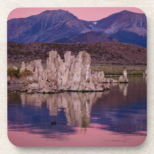 Spectacular Mono Lake In The Shadow Coaster (Front)