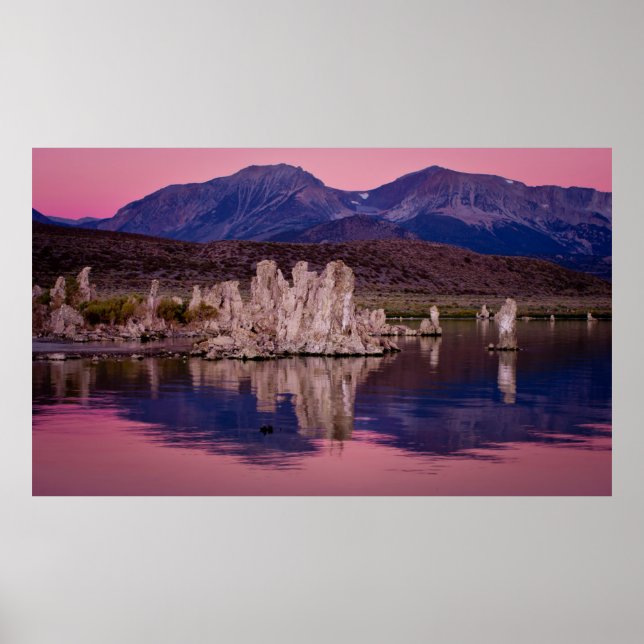 Spectacular Mono Lake In The Shadow Poster (Front)