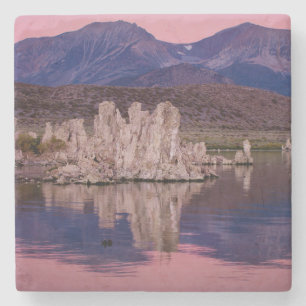 Spectacular Mono Lake In The Shadow Stone Coaster