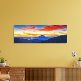 Spectacular Photo of Mount Fuji on Honshu Island Canvas Print