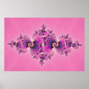 Spectacular Pink - Fractal Poster