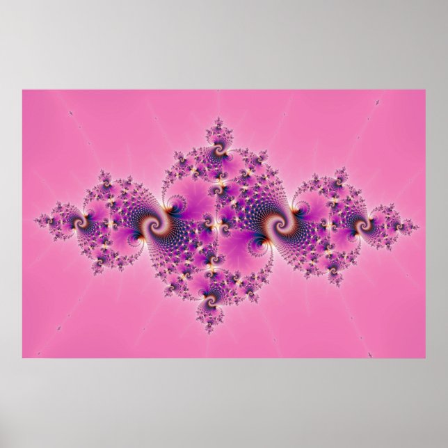 Spectacular Pink - Fractal Poster (Front)
