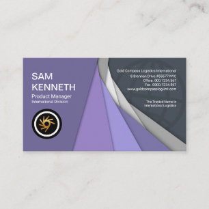Spectacular Polygon Kaleidoscope Global Business Card