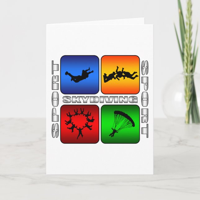 Spectacular Skydiving Card (Front)
