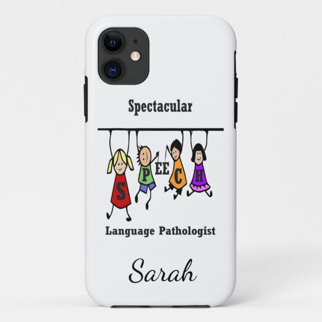 Spectacular Speech-Language Pathologist Customise Case-Mate iPhone Case (Back)