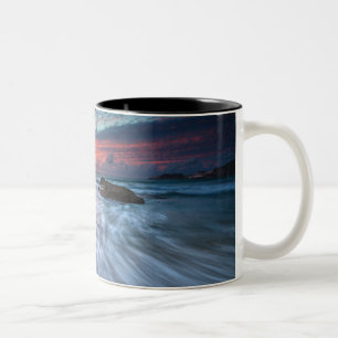 Spectacular Sunset Stone Beach, El Two-Tone Coffee Mug