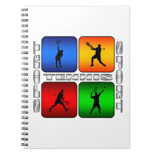 Spectacular Tennis (Male) Notebook