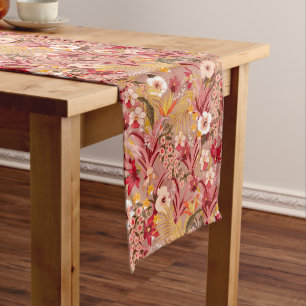 Spectacular Vintage Floral Medium Table Runner