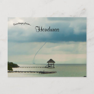 Spectacular Water Spout in Honduras Postcard