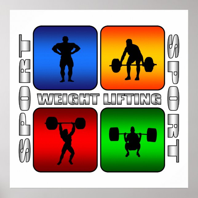 Spectacular Weight Lifting Poster (Front)