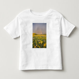 Spectacular wildflower meadow at sunrise in 2 toddler T-Shirt