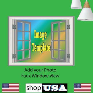 Spectacular Window View 🏡 Beautiful Amazing Blank Poster