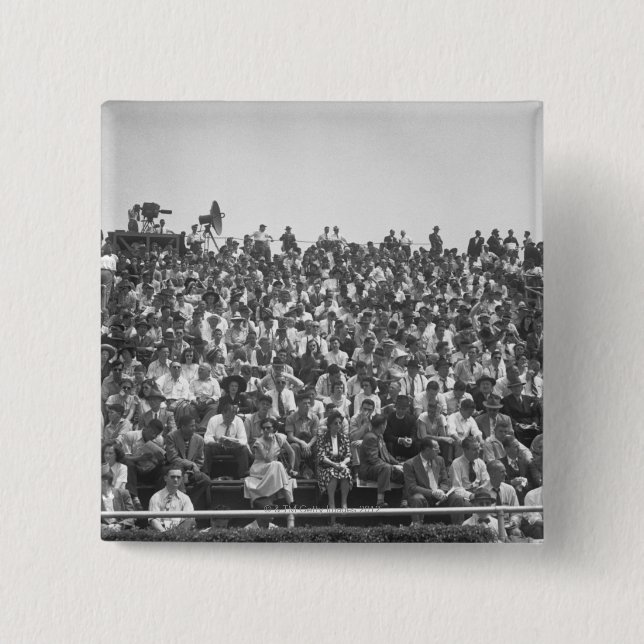 Spectators 15 Cm Square Badge (Front)