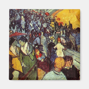 Spectators in Arena at Arles Van Gogh Fine Art Magnet