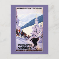 Spectators Watching Skier Poster