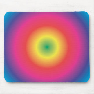 spectral circle mouse mat