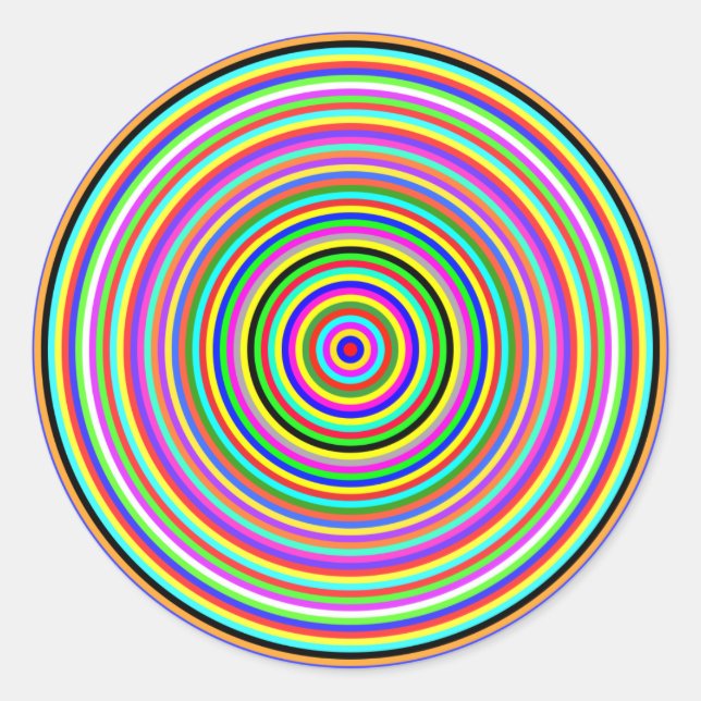 spectral circles 5000 classic round sticker (Front)