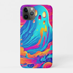Spectral Ghost Halloween Art iPhone 11 Pro Case