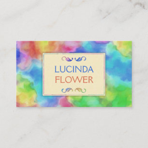 Spectral Pastel Business Card