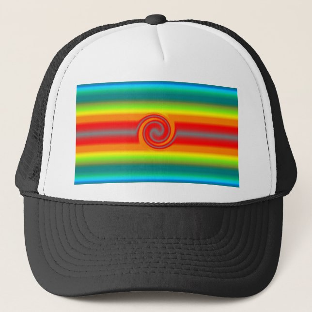 Spectral reflection arond trucker hat (Front)