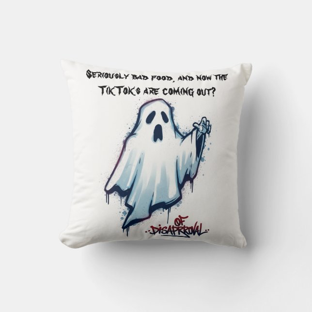 "Spectral Side-Eye: Everyday Items  Cushion (Front)