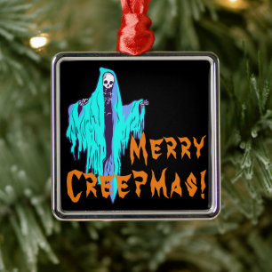 Spectre Horror Ghost Metal Tree Decoration
