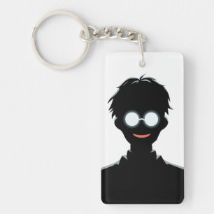 Spectres of Mirth (Anime Silhouette) Key Ring