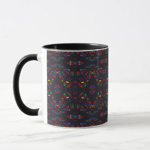 Spectroscopic Rainbow Abstract Gouache Art Mug
