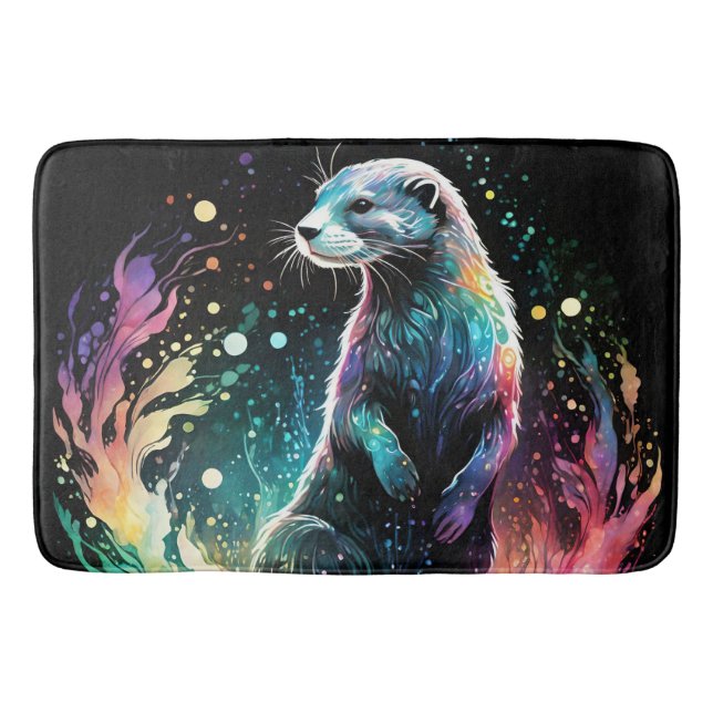 Spectrum Edge: The Otters Glow Bath Mat (Front)