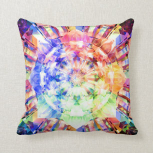 Spectrum Fractal Cushion